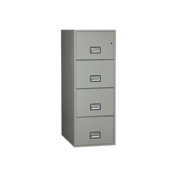 Phoenix Safe International Phoenix Safe Vertical 31" 4-Drawer Legal Fire and Water Resistant File Cabinet, Lt Gray - LGL4W31LG LGL4W31LG - main